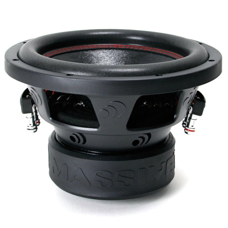 Massive Audio GTX124 12" 700 Watts RMS Dual 4 Ohm Subwoofer