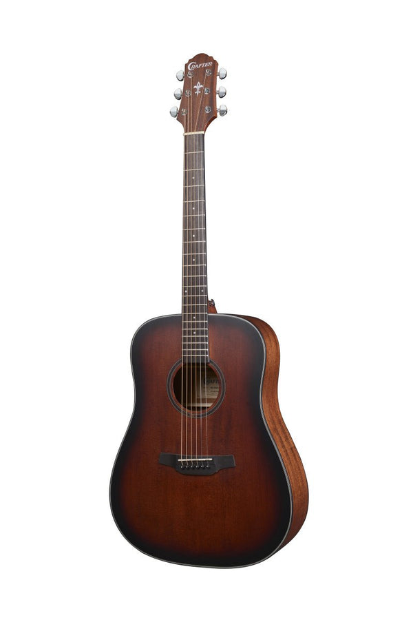 Crafter Silver Series 250 Dreadnought Acoustic Electric Guitar - Brown Sunburst