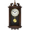 Bedford Clock  Leo 21 Inch Chestnut Wood Chiming Pendulum Wall Clock