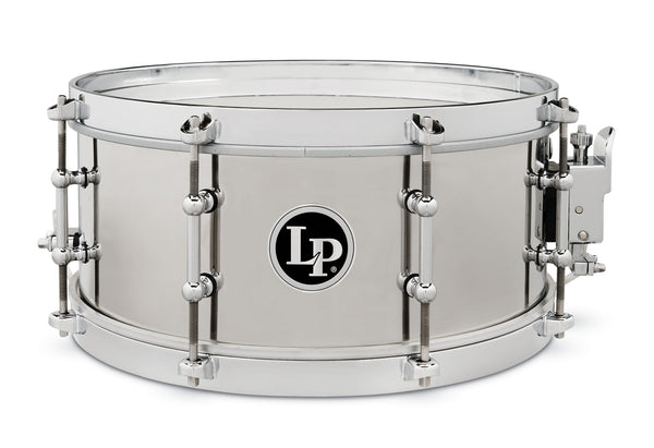 Latin Percussion 5 1/5" x 13" Stainless Steel Salsa Snare - LP5513-S