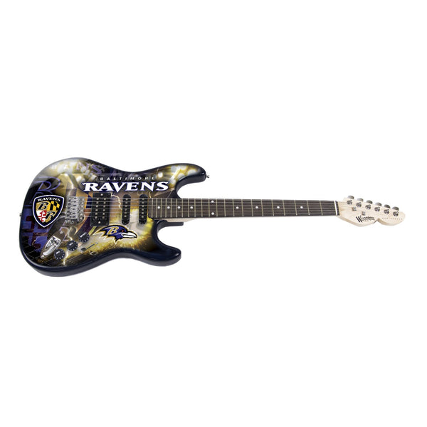 Woodrow Baltimore Ravens Northender Electric Guitar - NENFL03