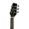 Stagg Left-Handed Dreadnought Acoustic Guitar - Black - SA20D LH-BK