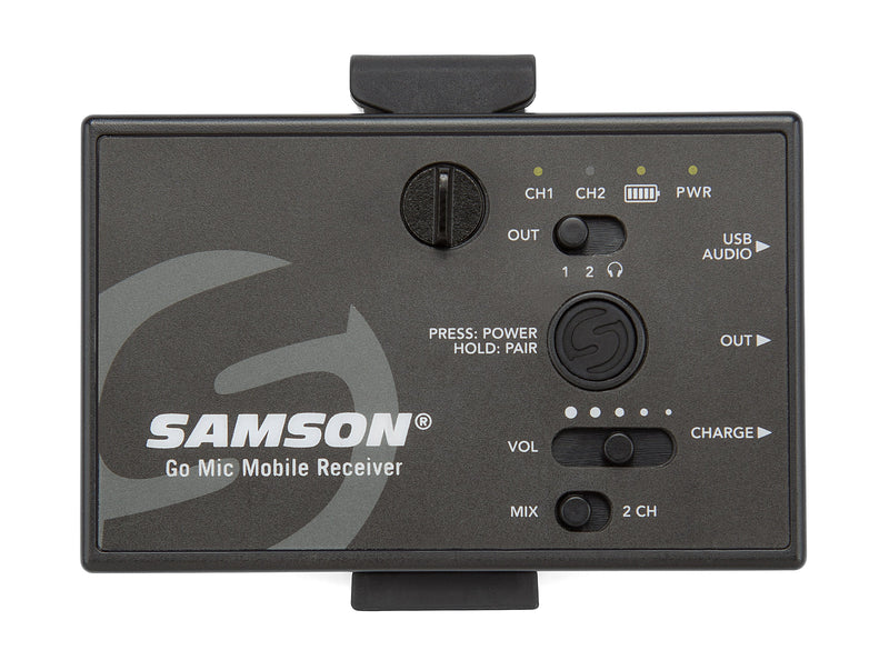 Samson Go Mic Mobile Handheld Wireless Microphone Bundle - SWGMMSHHQ8
