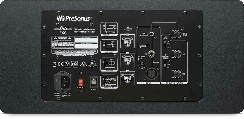 PreSonus Eris E66 MTM Active MTM Nearfield Studio Monitor