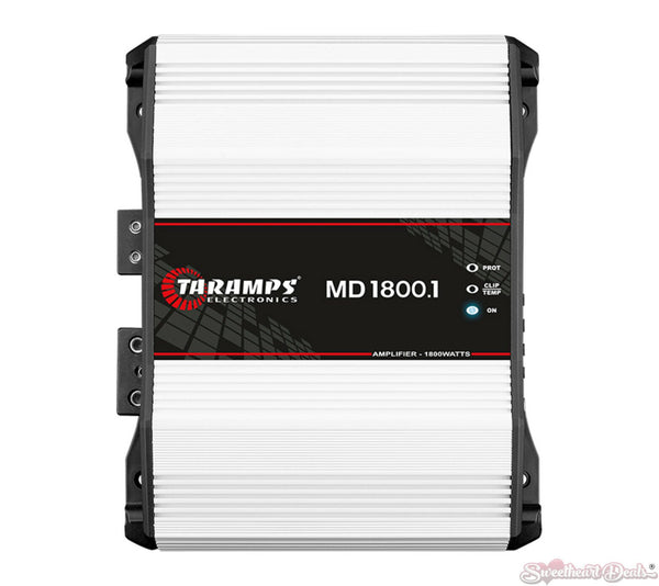 Taramps MD 1800.1 1 Ohm 1800 Watts Class D Full Range Mono Car Amplifier