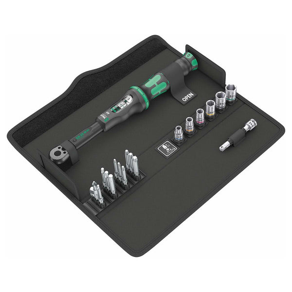 Wera Click-Torque 1/4" Reversible Bit Wrench & Bit Set (20 Piece Set)