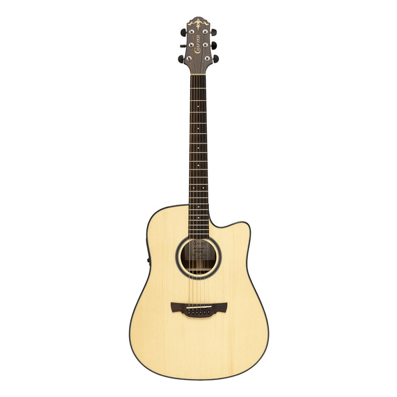 Crafter Able 600 Dreadnought Electric Acoustic Guitar - Spruce - ABLE D600CE N