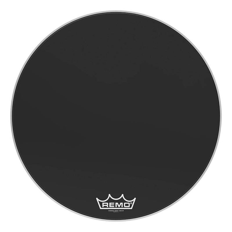 Remo 30" Powermax Crimplock Bass Drumheads - Ebony - PM-1430-MP-