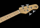 Michael Kelly Element 4 Electric Bass Open Pore Maple Fretboard - Trans-Red