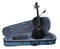 Stentor Harlequin Violin Black Full Size 4/4 w/ Case & Bow 1401BK-4/4