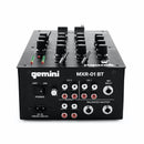 Gemini 2-Channel Professional Dj Mixer With Bluetooth Input - MXR-01BT