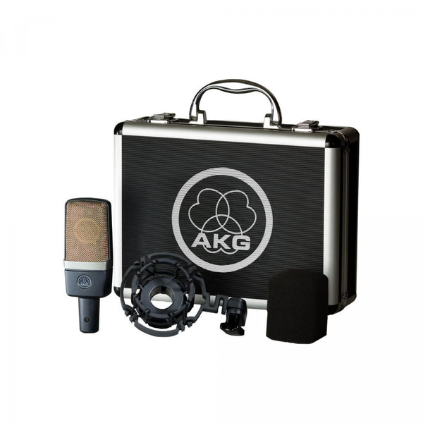 AKG Studio & Stage Vocal & Instrument Microphone w/ Case - C214