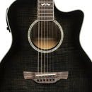 Crafter Noble Series Small Jumbo Acoustic-Electric Guitar - NOBLE TBK