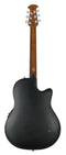 Ovation Celebrity Elite Mid-Depth Left Handed Acoustic Electric Guitar - Black