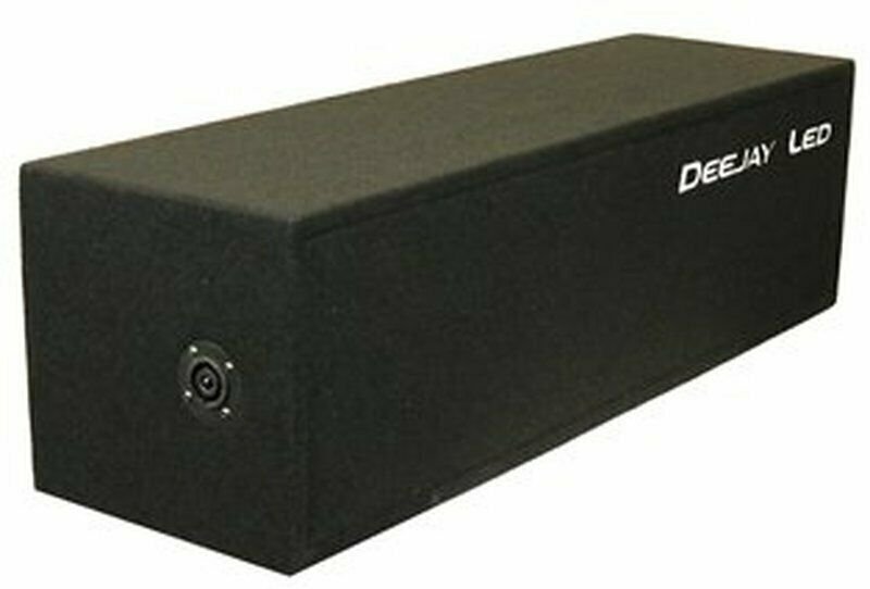 DeeJay LED 10" Side Speaker Enclosure w/ 4 Horn Ports - Yellow