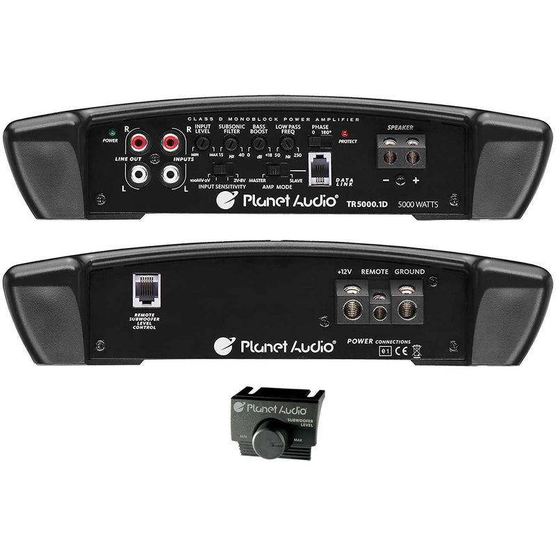 Planet Audio TR5000.1D Torque 5000ワット, 1 Ohm Stable Class D