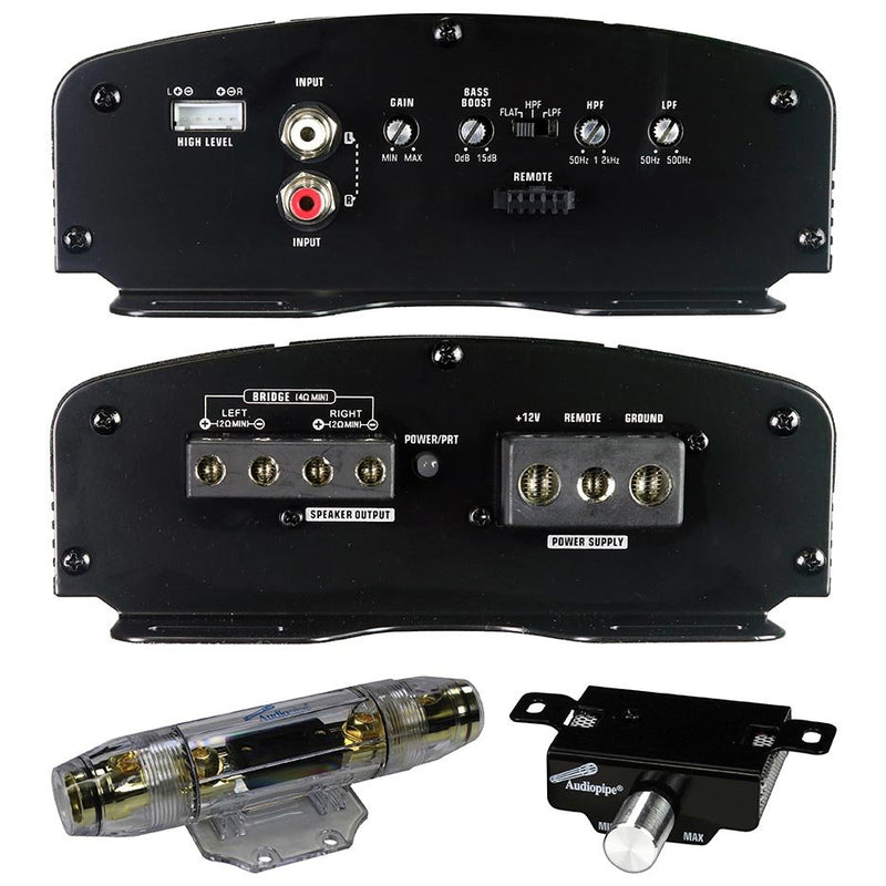 Audiopipe 2 Channel 2000 Watts Car Amplifier - APCLE-6002