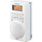 Sangean AM/FM/Weather Alert Waterproof Shower Radio - White - H205