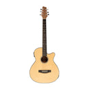 Stagg Cutaway Auditorium Acoustic Electric Guitar - Natural - SA25 ACE SPRUCE