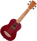 Flight Coral Soprano Ukulele with Gig Bag - Red - NUS380