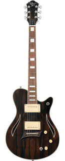 Michael Kelly Hybrid Special Semi-Hollow Electric-Acoustic Guitar - Dark Ziricot