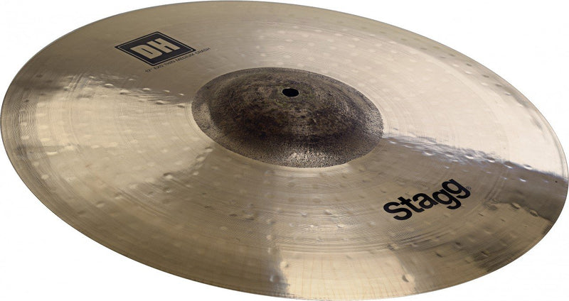 Stagg Dual-Hammered Versatile 17" Medium Thin DH Exo Crash Cymbals - DH-CMT17E