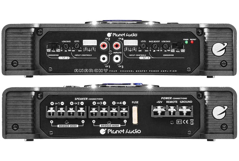 Planet Audio 4CH 800W Max Amplifier AC800.4