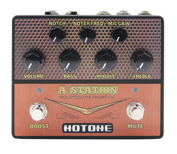 Hotone A Station Acoustic Guitar Preamp/D.I.