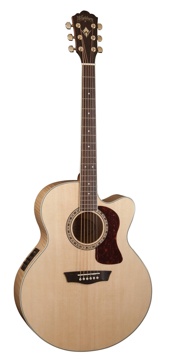 Washburn Heritage 40 Series Jumbo Acoustic Electric Guitar - HJ40SCE-O-U