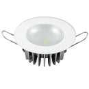 Lumitec Mirage Flush Mount Down Light Glass Finish 3-Color w/ White Dimming