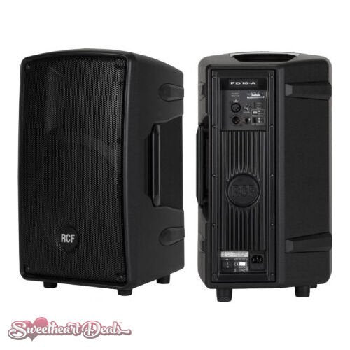 RCF FD10A 400 Watt Professional Amplified 10-in Two Way Speaker System