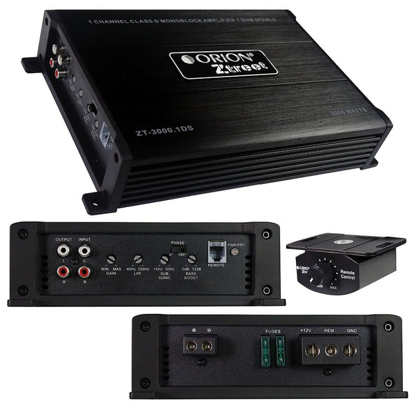 Orion Ztreet D Class Amplifier 3000 Watts Max ZT-3000.1DS