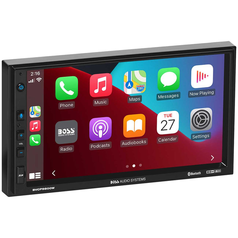 Boss 7" Double DIN MECHLESS Fixed Face Touchscreen Receiver BVCP9800W