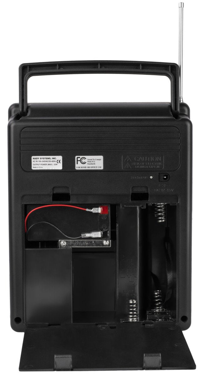 Nady Wireless Portable compact PA Full-Range Speaker System - WA-120BT HT