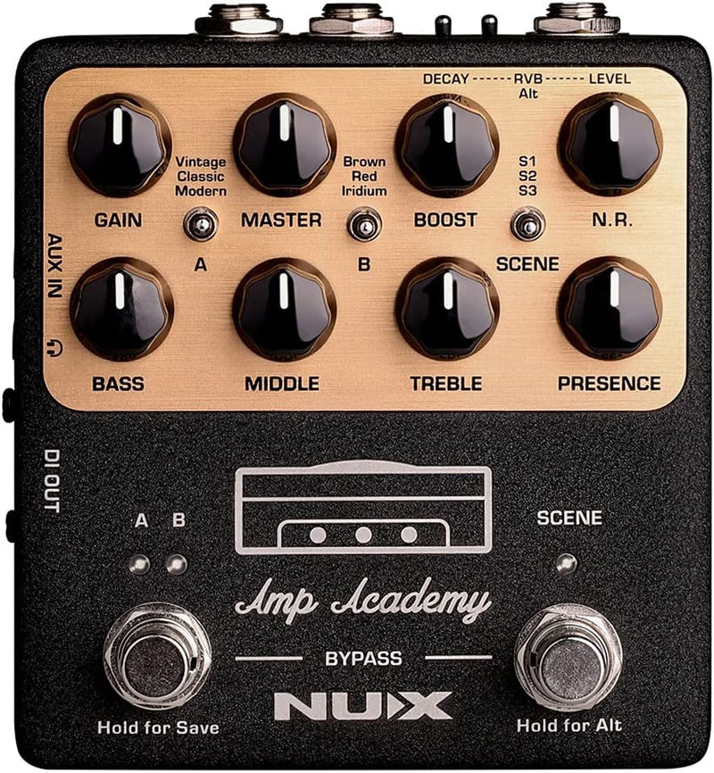 NUX NGS-6 Academy Amp Modeler Guitar Pedal w/ 1024 Samples IR, 3rd Party IR Load