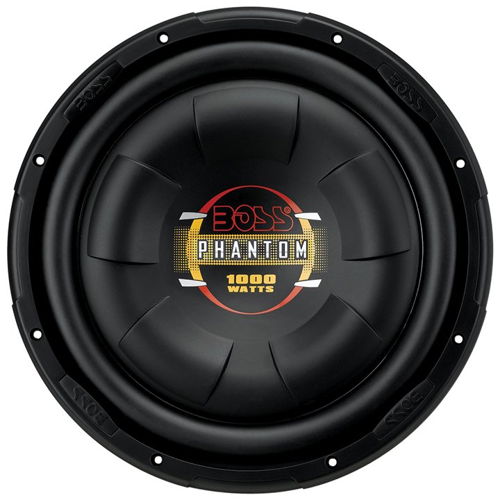 Boss 12" Shallow Mount Woofer 1000W Max 4 Ohm SVC D12F