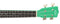 Oscar Schmidt OU1 Concert Ukulele Surf Green - OU1CSFG