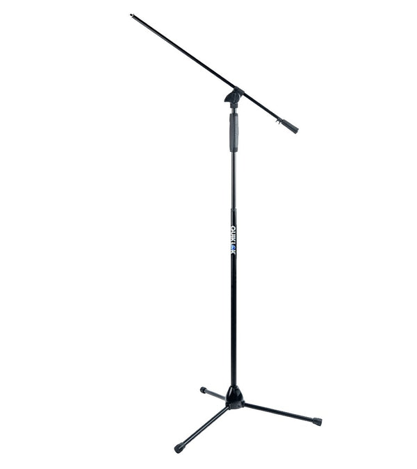 Quik Lok A-989BK Straight Tropod Microphone Stand w/ One Handed Clutch