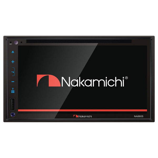Nakamichi 6.8" 2-DIN DVD Receiver w/ Bluetooth & Apple CarPlay/Android Auto