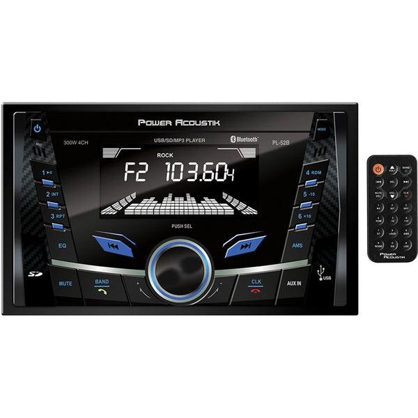 Power Acoustik D.Din AM/FM/USB/SD/BT Mechless PL-52B