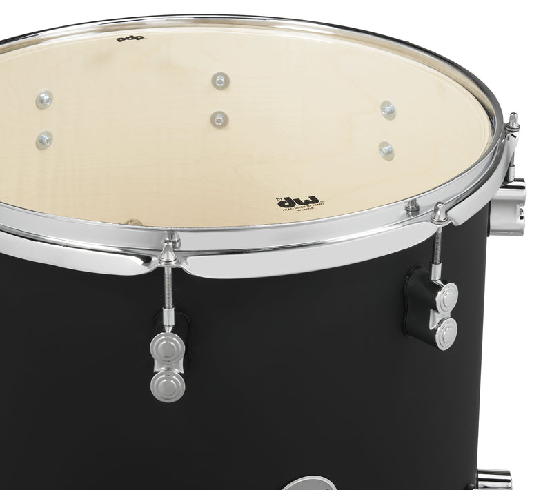 PDP Concept Series 5-Piece Maple Shell Pack - 10/12/16/22/14 - Satin Black