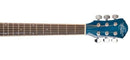 Oscar Schmidt OG1 3/4-Size Acoustic Guitar Trans Blue - OG1TBL