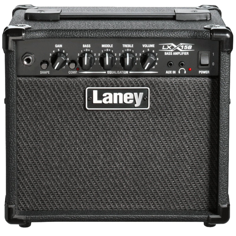 Laney 15 Watt Bass Guitar Combo Amplifier w/ 2 x 5" Woofers - LX15B