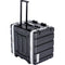 DeeJay LED 8 RU Rack ABS Hard Case with Locking Wheels