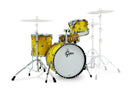 Gretsch Catalina Club 4 Piece Shell Pack - 20/12/14/14SN - Yellow Satin Flame