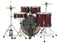 PDP Center Stage Complete 5 Piece Drum Set 10/12/14/20/14 - Ruby Red Sparkle