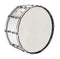 CB Drums 10" X 26" Marching Band Bass Drum - White - IS3650W