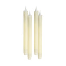 LED Wax Taper Candle with Moving Flame (Set of 4)