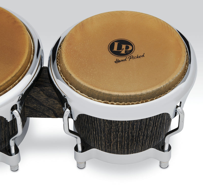 LP Uptown Series Bongo Set - Sculpted Ash w/ Chrome Hardware - LP201SA