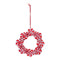 Peppermint Candle Wreath Ornament (Set of 24)